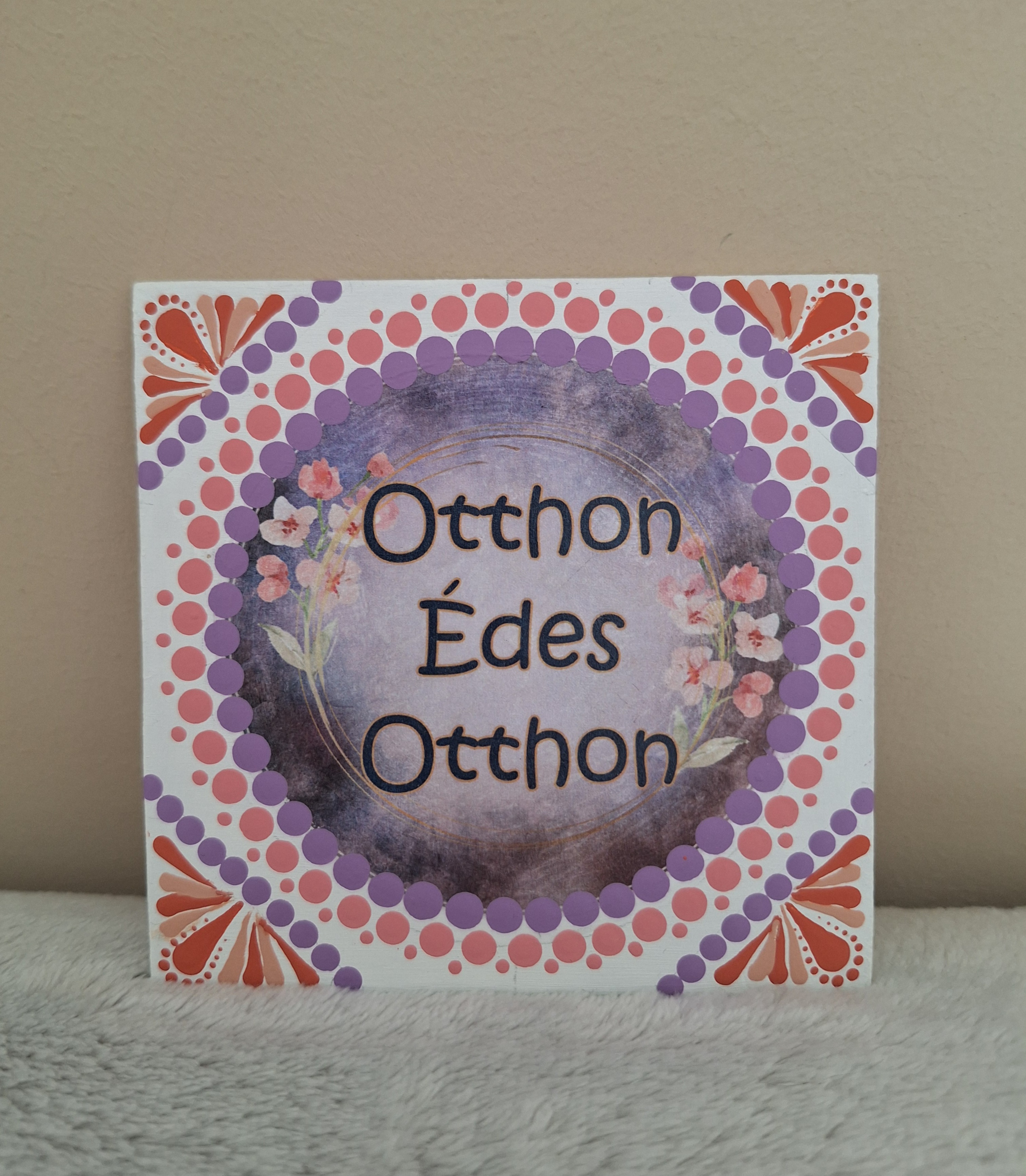 Otthon Édes Otthon hűtőmágnes