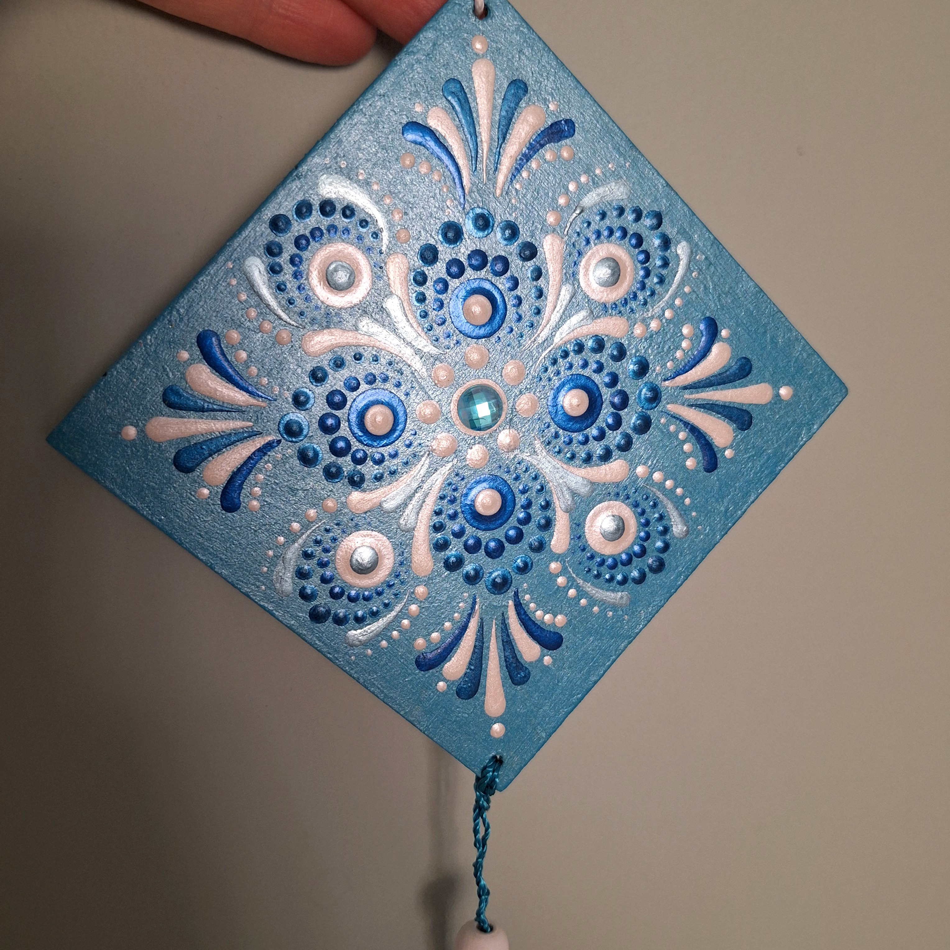Türkiz mini mandala