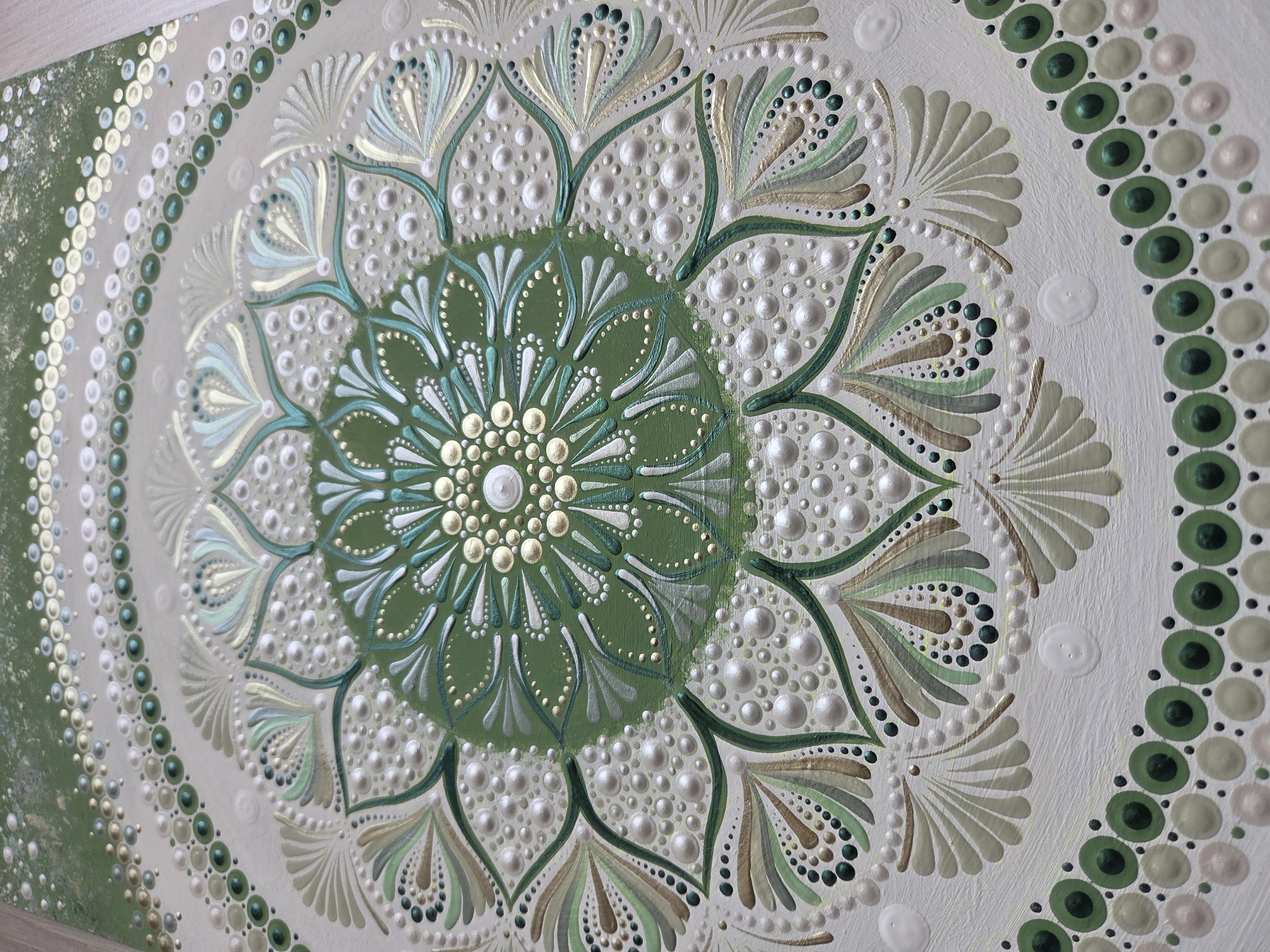 Pontozott mandala - Harmónia és megújulás, 30×45 cm