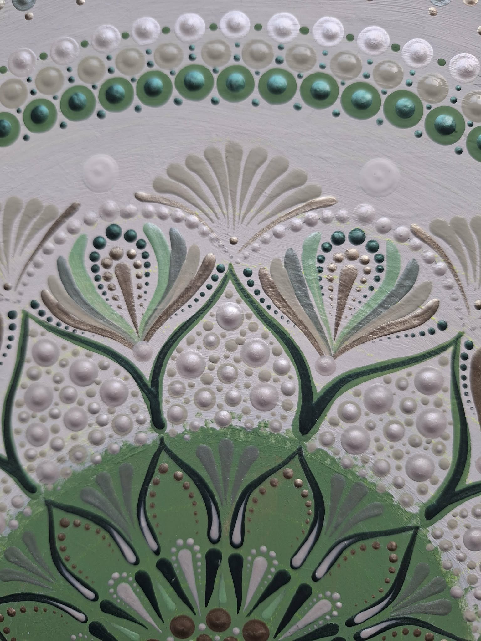 Pontozott mandala - Harmónia és megújulás, 30×45 cm